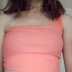 Shein One Shoulder Tank Top